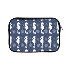 Seahorse And Shell Pattern Apple Ipad Mini Zipper Cases by Simbadda