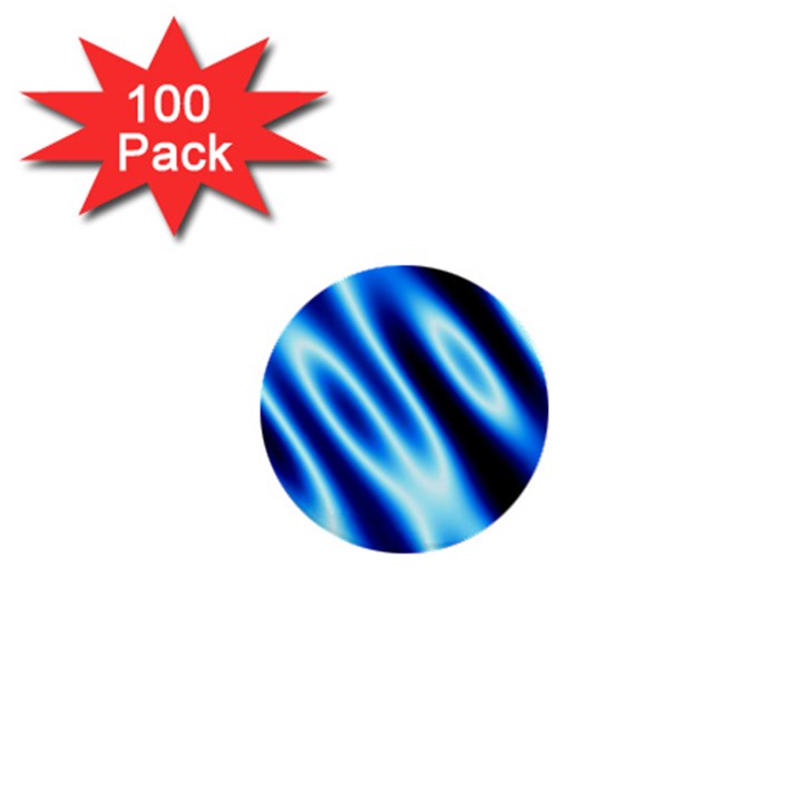 Grunge Blue White Pattern Background 1  Mini Buttons (100 pack) 