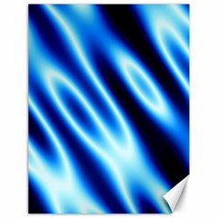 Grunge Blue White Pattern Background Canvas 18  X 24  