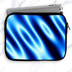 Grunge Blue White Pattern Background Apple Ipad 2/3/4 Zipper Cases by Simbadda