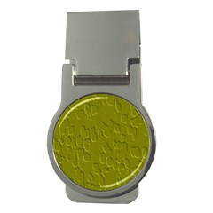 Olive Bubble Wallpaper Background Money Clips (round)  by Simbadda