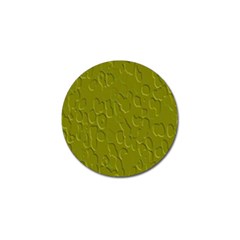 Olive Bubble Wallpaper Background Golf Ball Marker by Simbadda