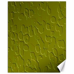 Olive Bubble Wallpaper Background Canvas 16  X 20  