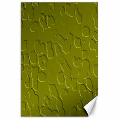 Olive Bubble Wallpaper Background Canvas 24  X 36 