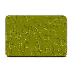 Olive Bubble Wallpaper Background Small Doormat  by Simbadda