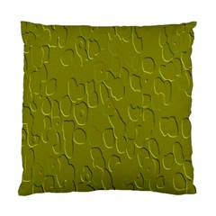 Olive Bubble Wallpaper Background Standard Cushion Case (one Side) by Simbadda