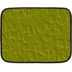 Olive Bubble Wallpaper Background Double Sided Fleece Blanket (mini)  by Simbadda