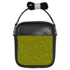 Olive Bubble Wallpaper Background Girls Sling Bags by Simbadda