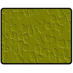 Olive Bubble Wallpaper Background Fleece Blanket (medium) 