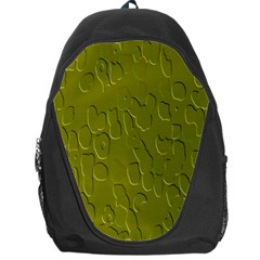 Olive Bubble Wallpaper Background Backpack Bag by Simbadda