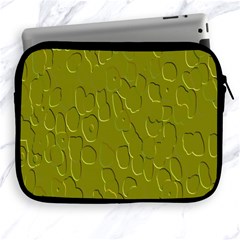 Olive Bubble Wallpaper Background Apple Ipad 2/3/4 Zipper Cases by Simbadda