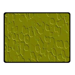 Olive Bubble Wallpaper Background Double Sided Fleece Blanket (small)  by Simbadda