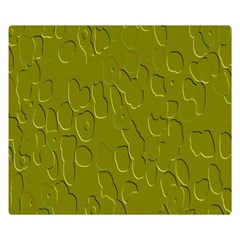 Olive Bubble Wallpaper Background Double Sided Flano Blanket (small) 