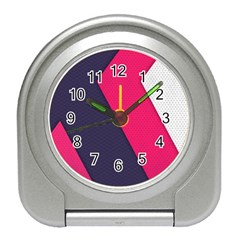 Pink Pattern Travel Alarm Clocks