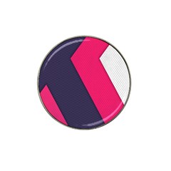 Pink Pattern Hat Clip Ball Marker