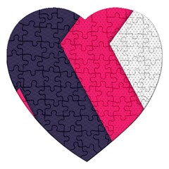 Pink Pattern Jigsaw Puzzle (heart)