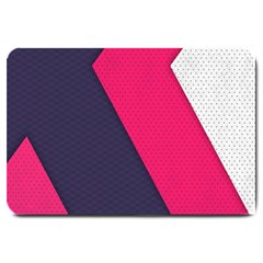 Pink Pattern Large Doormat 