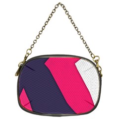 Pink Pattern Chain Purses (two Sides) 