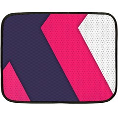 Pink Pattern Double Sided Fleece Blanket (mini)  by Simbadda