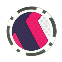 Pink Pattern Poker Chip Card Guard (10 Pack)