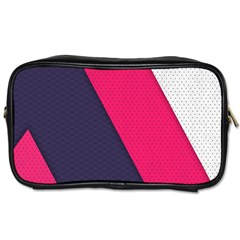 Pink Pattern Toiletries Bags