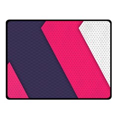 Pink Pattern Fleece Blanket (small)