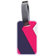 Pink Pattern Luggage Tags (two Sides)