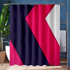 Pink Pattern Shower Curtain 60  X 72  (medium) 