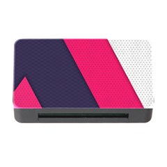 Pink Pattern Memory Card Reader With Cf