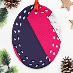 Pink Pattern Ornament (oval Filigree)