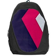 Pink Pattern Backpack Bag