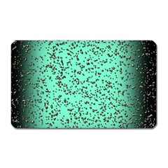 Grunge Rain Frame Magnet (rectangular)