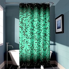 Grunge Rain Frame Shower Curtain 36  X 72  (stall) 