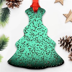 Grunge Rain Frame Ornament (christmas Tree) 