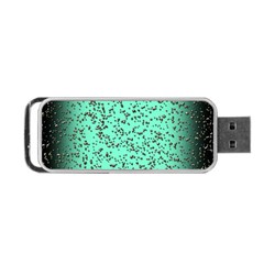 Grunge Rain Frame Portable Usb Flash (two Sides)