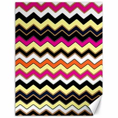 Colorful Chevron Pattern Stripes Pattern Canvas 18  X 24  