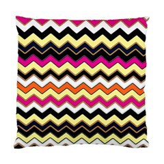 Colorful Chevron Pattern Stripes Pattern Standard Cushion Case (two Sides)