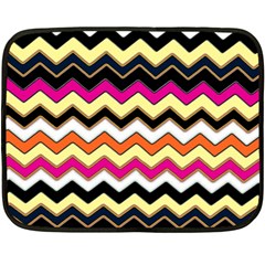 Colorful Chevron Pattern Stripes Pattern Fleece Blanket (mini)