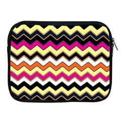 Colorful Chevron Pattern Stripes Pattern Apple Ipad 2/3/4 Zipper Cases by Simbadda