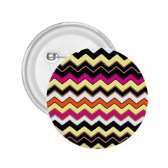 Colorful Chevron Pattern Stripes Pattern 2 25  Buttons