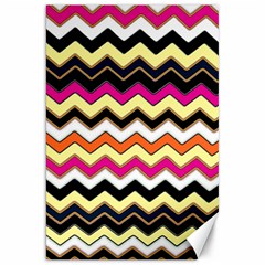 Colorful Chevron Pattern Stripes Pattern Canvas 20  X 30  