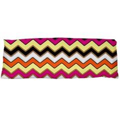 Colorful Chevron Pattern Stripes Pattern Body Pillow Case (dakimakura) by Simbadda