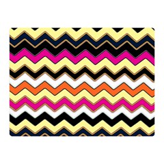 Colorful Chevron Pattern Stripes Pattern Double Sided Flano Blanket (mini) 