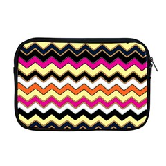 Colorful Chevron Pattern Stripes Pattern Apple Macbook Pro 17  Zipper Case by Simbadda