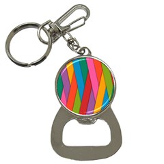 Colorful Lines Pattern Button Necklaces