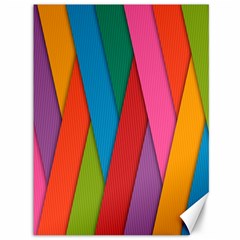 Colorful Lines Pattern Canvas 36  X 48  