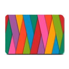 Colorful Lines Pattern Small Doormat 