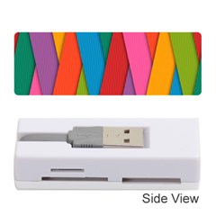 Colorful Lines Pattern Memory Card Reader (stick) 