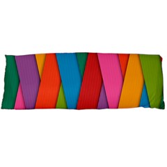 Colorful Lines Pattern Body Pillow Case (dakimakura)