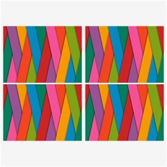 Colorful Lines Pattern Belt Buckles